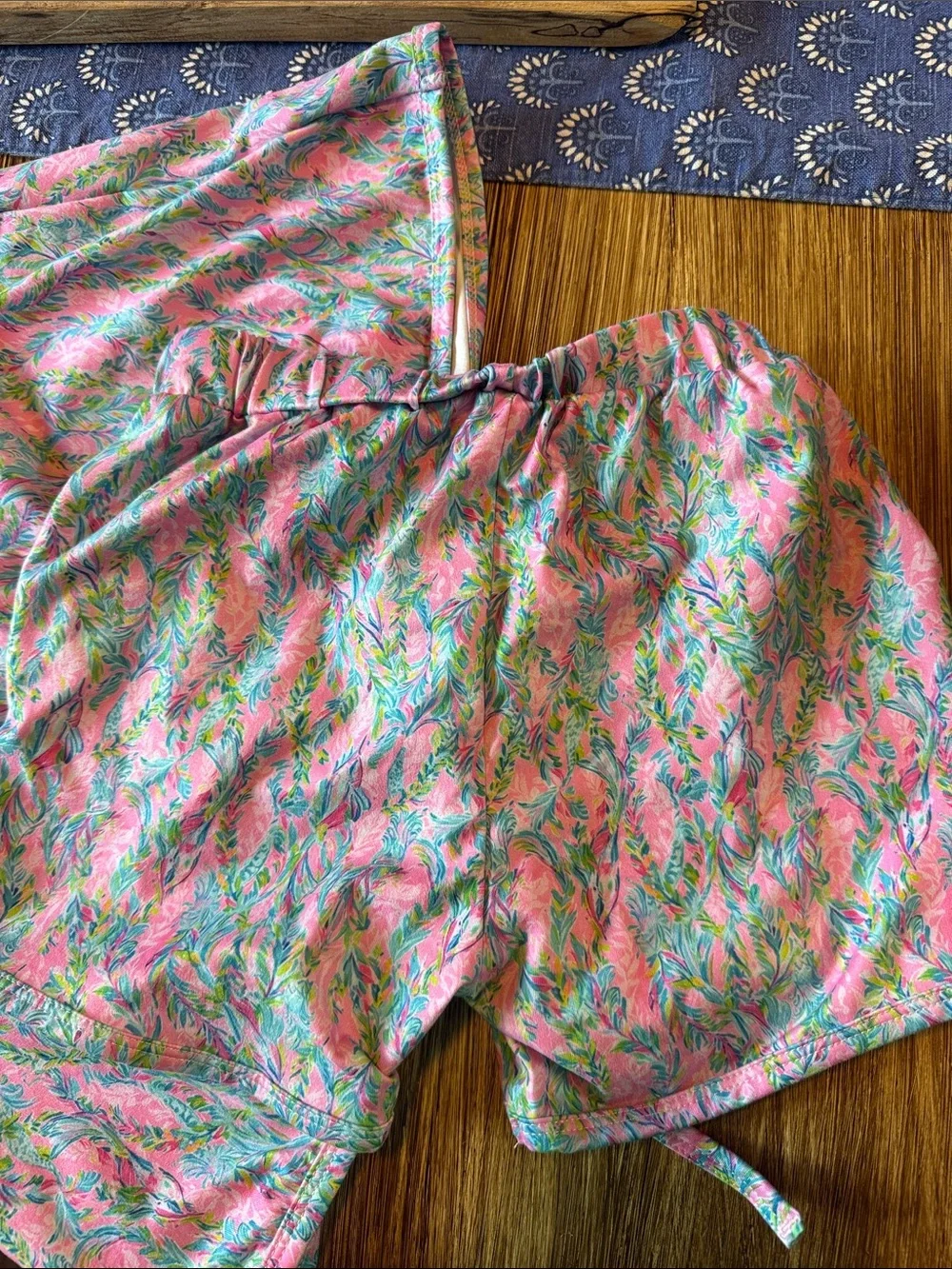 Kids Pink Floral Tank Top & Shorts Athleisure Set